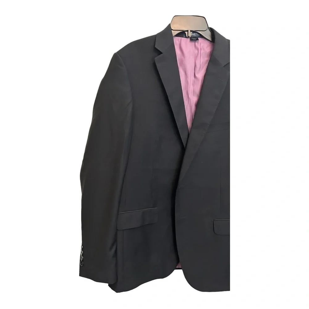 𝅺zanetti Porto suit wool blazer in black